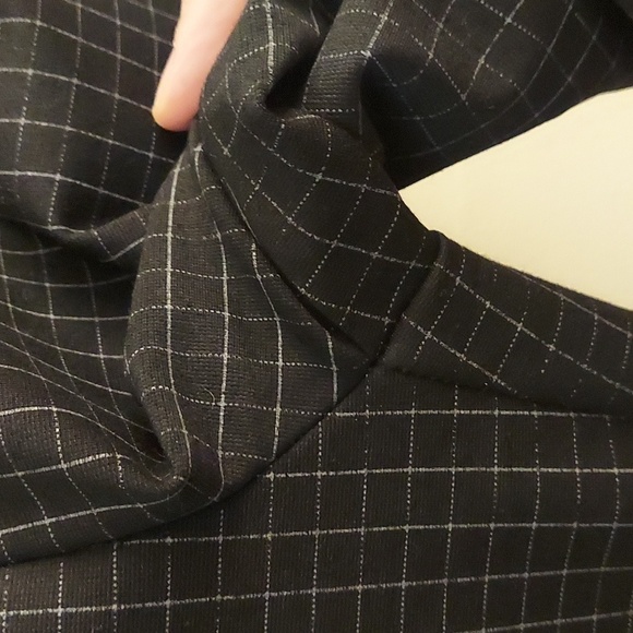 MAX STUDIO PullOn Black Checkered Boot Cut Pants - Picture 4 of 10